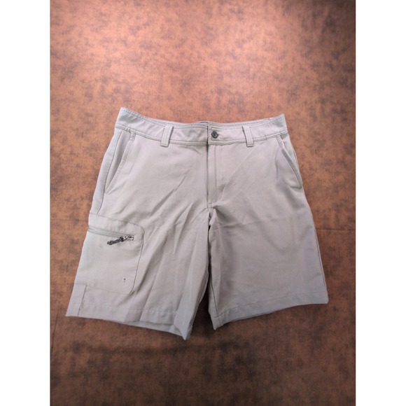 Magellan Outdoors Other - Magellan Outdoors Aransas Pass Hybrid Fishing Shorts Mens 32 Gray Water Repel